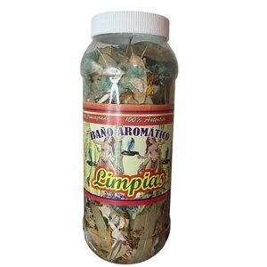 Spiritual cleansing aromatic herb bath / baño de hierbas aromaticas de limpias